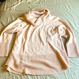 Calvin Klein soft pink crowl neck sweater size XL